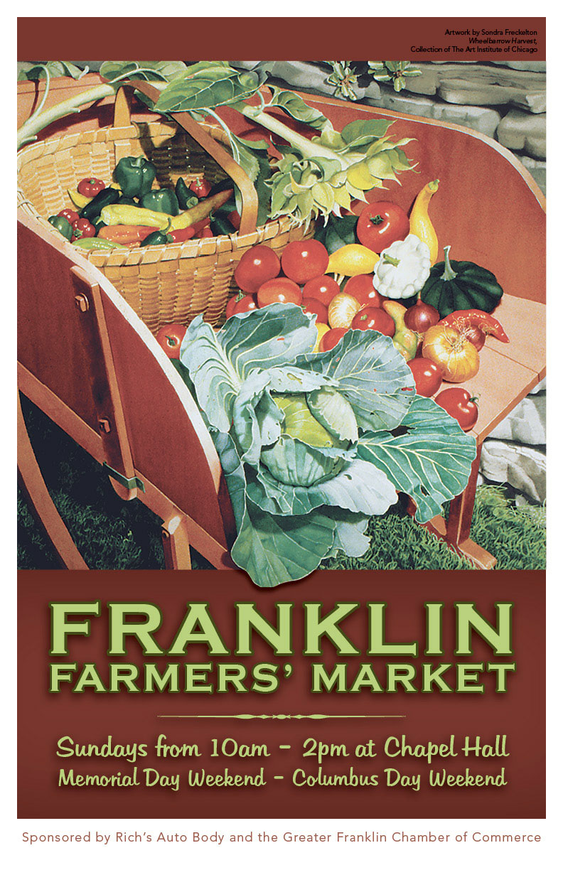 2012 Franklin Farmers' Market Poster by Sondra Freckleton