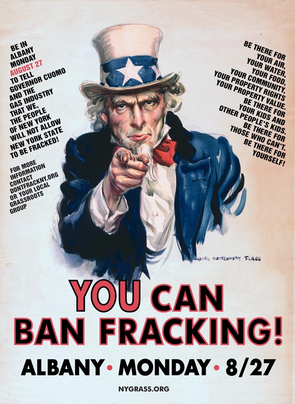 You can ban fracking!