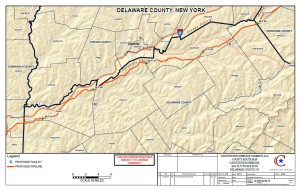 Proposed Route of Constitution Pipeline