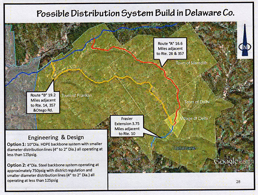 Map of Proposed Leatherstocking Pipeline
