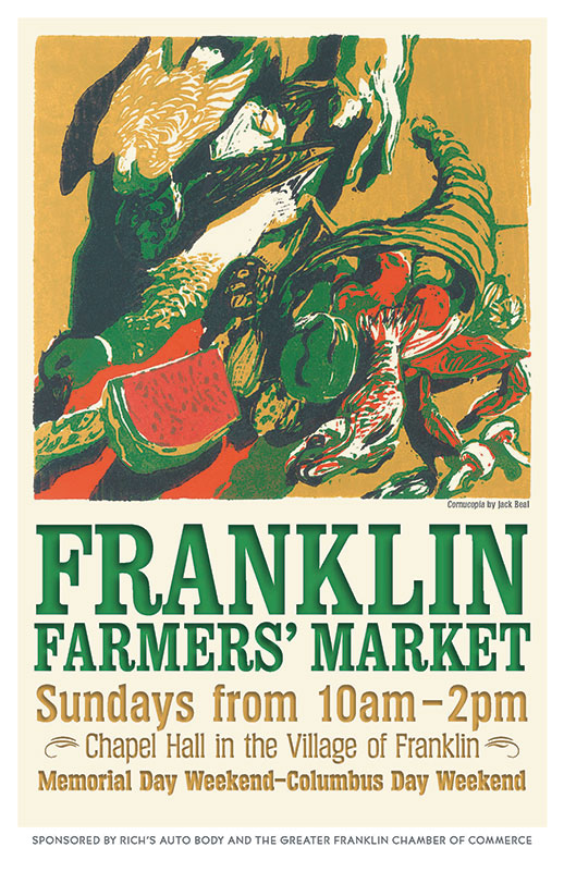 2013 Franklin Farmers' Market Poster by Jack Beal
