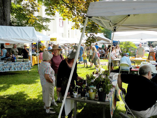 A Busy Day at the Franklin Farmers' Market