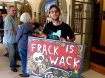 Josh Fox with Frack is Wack poster