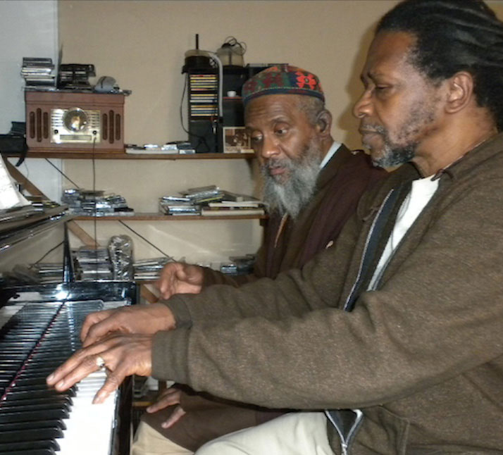 Eubanks and Abdushahid making music