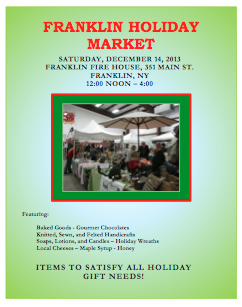 Franklin Holiday Market poster