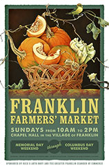 2014 Franklin Famers' Market Poster by Judith Lamb