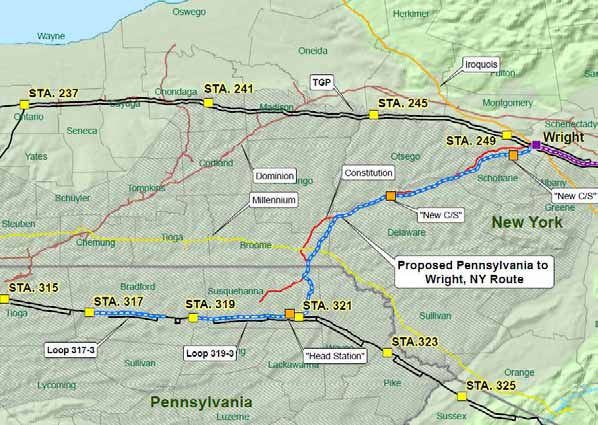 distribution system for natural gas ny pa