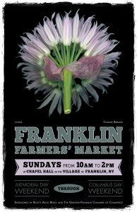 Franklin Farmers' Market poster 2017 by Charlie Bremer