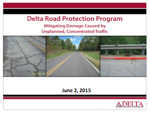 Delta Road Protection Program for Franklin NY